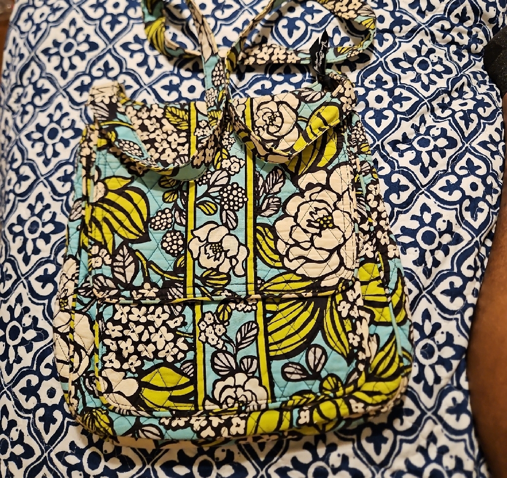 Floral Patterned Crossbody Bag